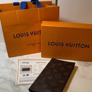 Louis Vuitton Monogram Brown Passport Wallet